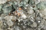 Fluorescent Green Fluorite Cluster - Lady Annabella Mine, England #235372-1